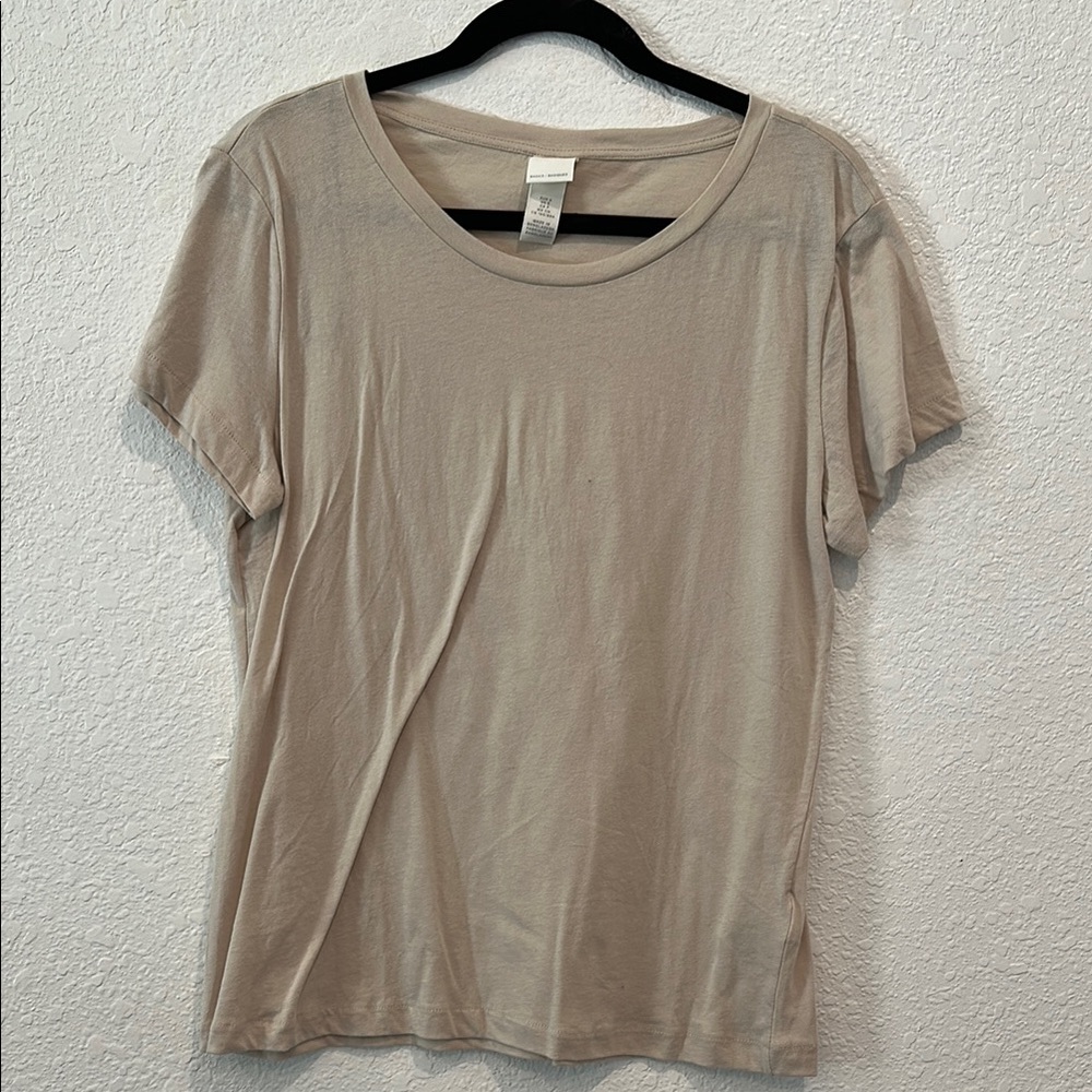 Casual Beige T-Shirt